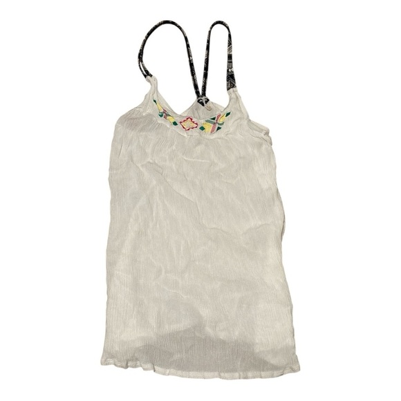 Roxy Girls Swimsuit Coverup Embroidered Size Large - Picture 1 of 2